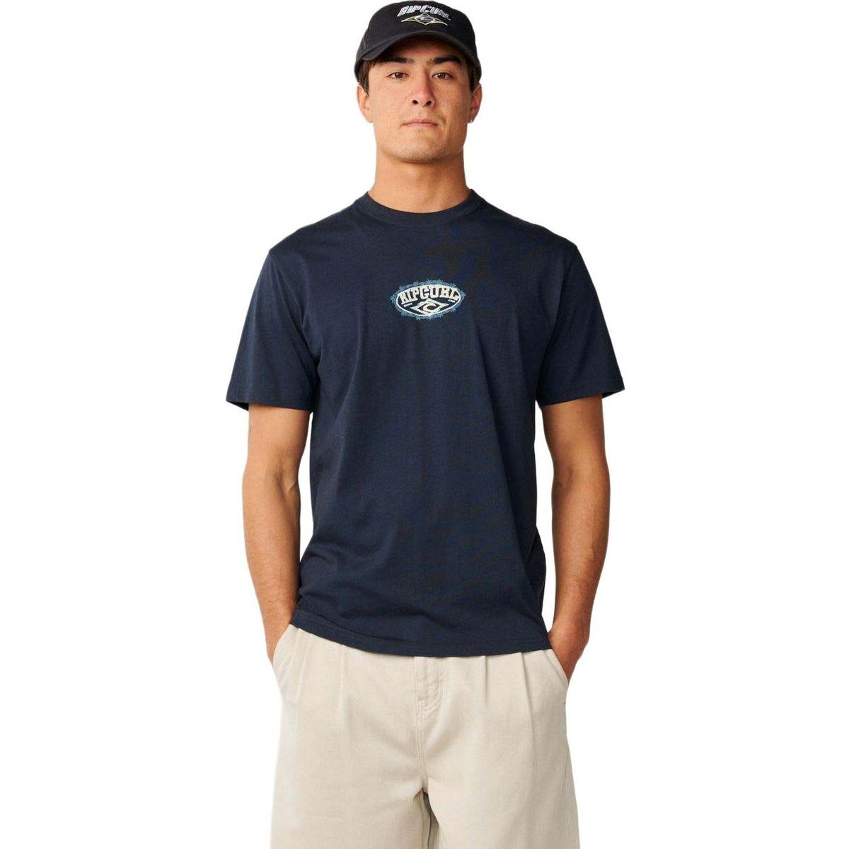 RipCurl Disorder Oval Tee navy (0049) L 12TMTE-0049-L