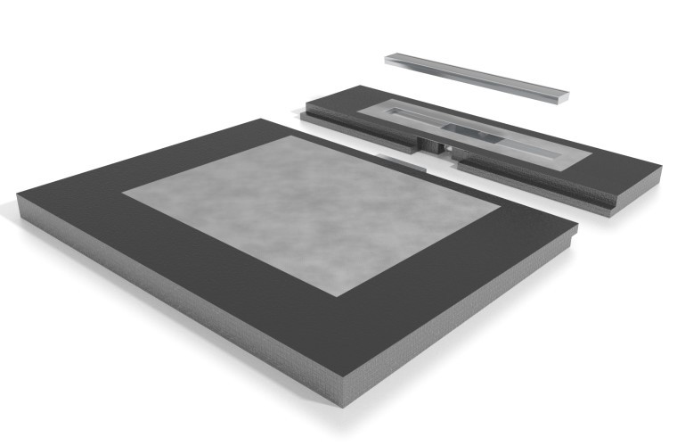 ESS Duschboard Compact Sperrwasserh. 30 mm, 120x110cm, Komplettset, SBCOM-LINE-1 SBCOM-LINE-1