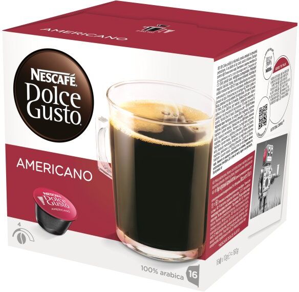 Nescafé Dolce Gusto Dolce Gusto Americano Kaffekapsler, 16 Stk.