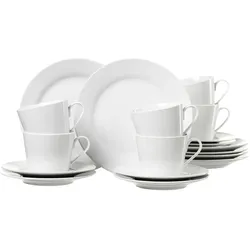 Ritzenhoff & Breker, Tasse, Kaffeetasse+Untertasse Bianco, 6St.