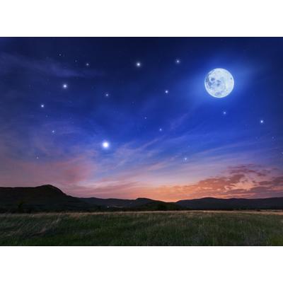 Fototapete PAPERMOON "Full Moon", bunt, B:2m L:1,49m, Vlies, Tapeten