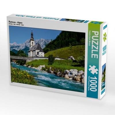 CALVENDO Puzzle Ramsau - Alpen | 1000 Teile Lege-Größe 64x48cm Foto-Puzzle für glückliche Stunden