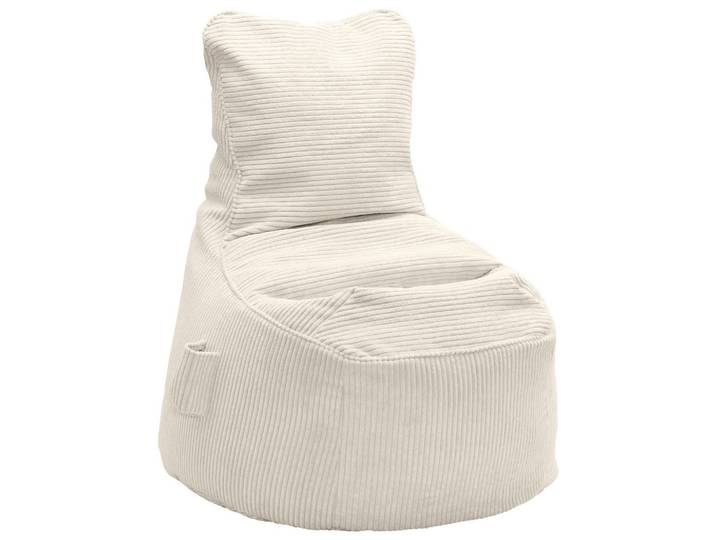 Sitzsack Cortona Cord Weiß