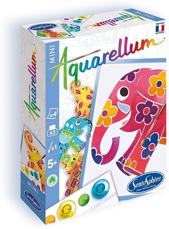 SentoSphère Aquarellum Mini Eléphants