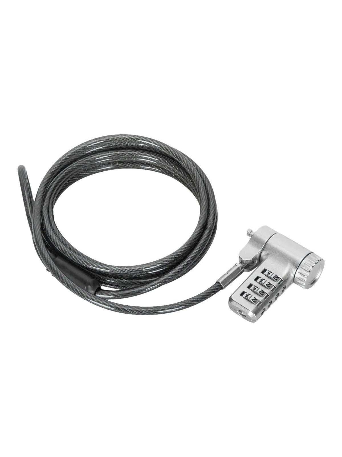 Targus DEFCON Ultimate Universal Resettable Combination Cable Lock with Adaptable Lock Head