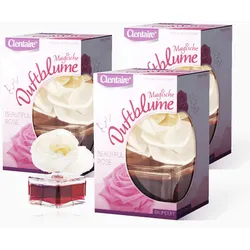 CLENTAIRE Raumduft 3 x 75ml Beutiful Rose