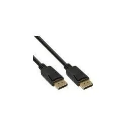 InLine DisplayPort Kabel 0.5 m, vergoldete Kontakte, schwarz