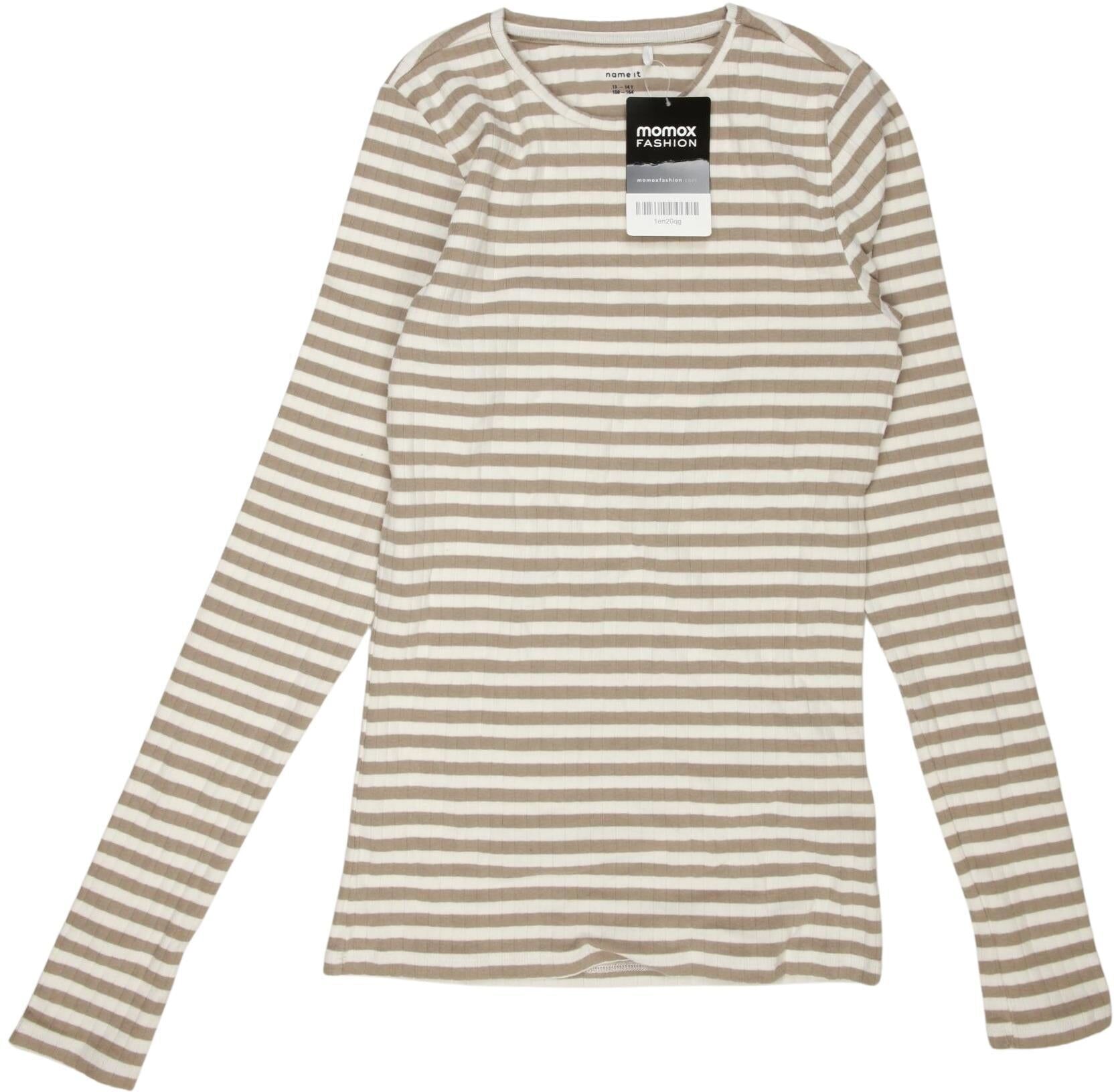 name it Mädchen Langarmshirt, Mehrfarbig, Gr. EU 158 (EU 158/164), Baumwolle / Elasthan - Second Hand