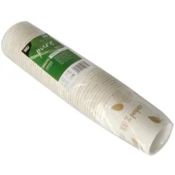 PAPSTAR 50 Trinkbecher, Pappe "pure" 0,2 l Ø 8 cm · 9,2 cm "ZERO"