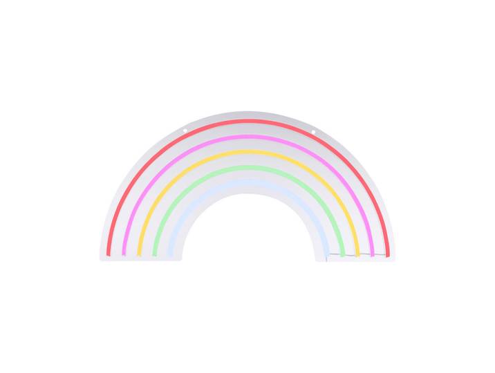 Led-Dekoleuchte Neon-Rainbow, Kunststoff, 1.5x32x63 cm, Schnurschalter, Lampen & Leuchten, Innenbeleuchtung, Dekoleuchten, Dekoleuchten