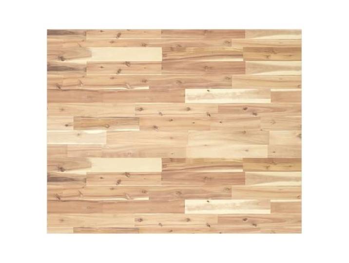 KGTKGTYER Tischplatte 100x80x2 cm Massivholz Akazie Arbeitsplatte Unbehandelt, Vielseitig einsetzbar, Robuste Maserung