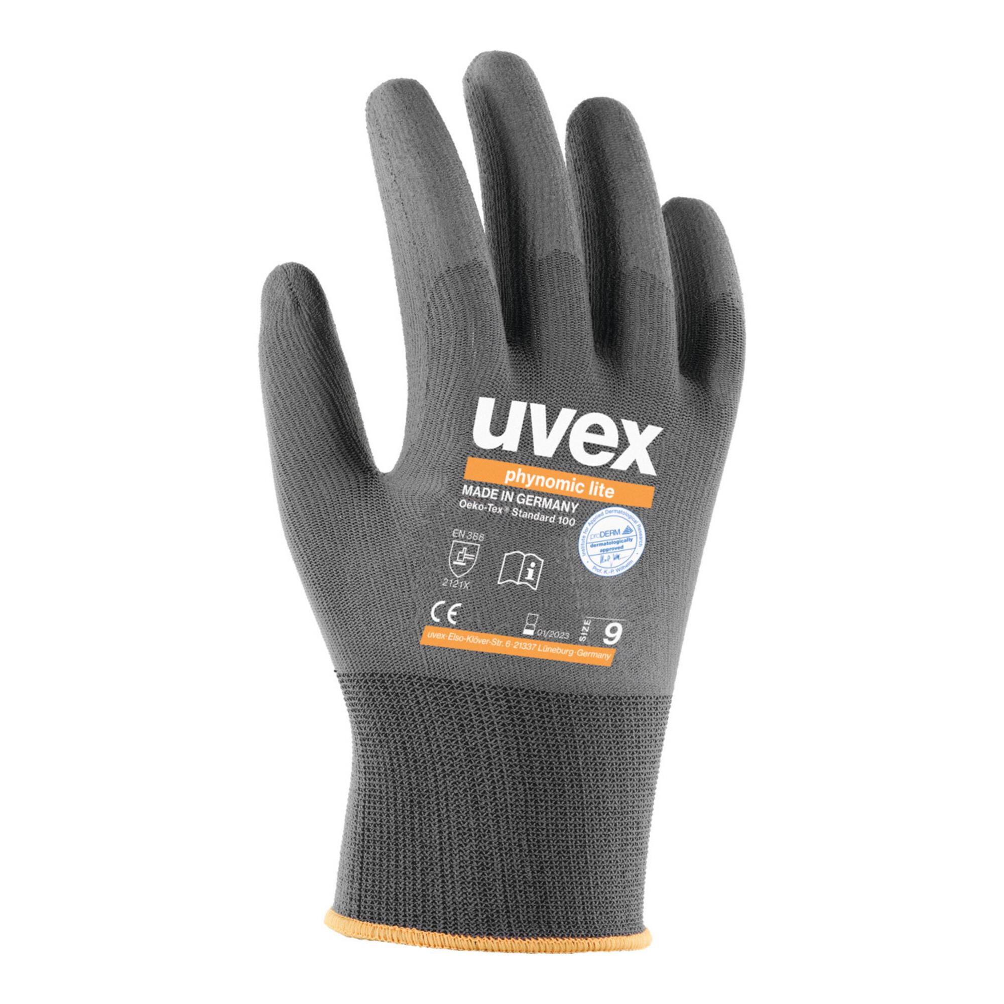 uvex Handschuh-Paar uvex phynomic lite, Handschuhgröße: 8 (6004008)