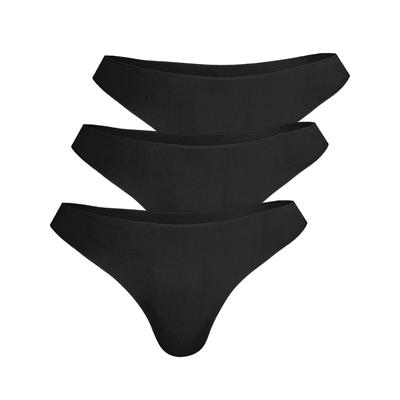 String NINA VON C. "3er Pack Damen String Secret", Damen, Gr. 36, schwarz, Obermaterial: 95% Polyamid PA. 5% Elasthan EL., Unterhosen String