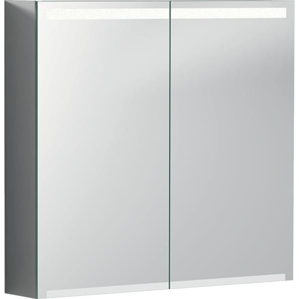 Geberit Option Spiegelschrank mit Beleuchtung zwei Türen, 75x70x15cm, 500205001 500205001