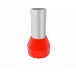 1 Stück E 95/25 Aderendhülsen isoliert rot 95mm2/25mm E95-25 Elpromet C.20.95025