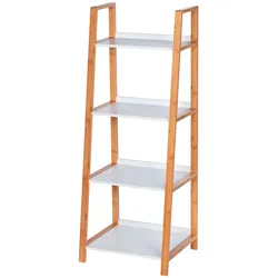 WENKO Badregal Finja Bambus Weiß