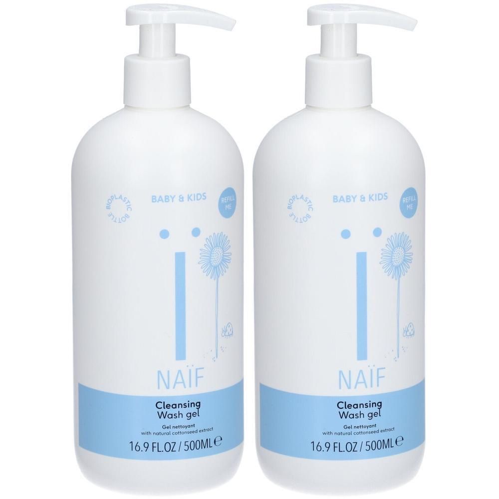 Naif Baby & Kids Cleansing Wash Gel x2 2x500 ml Waschgel