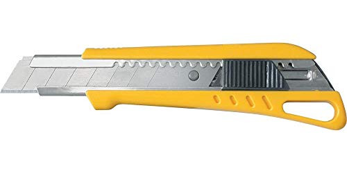 Tajima Automatische Cutter 18 mm met 3 Mesjes, Geel, TAJ-21762