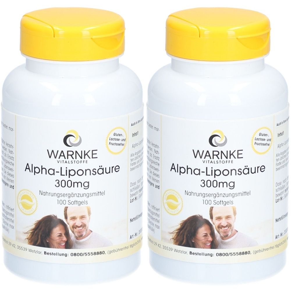 Alpha Liponsäure 300 mg Kapseln 2x 2x100 St