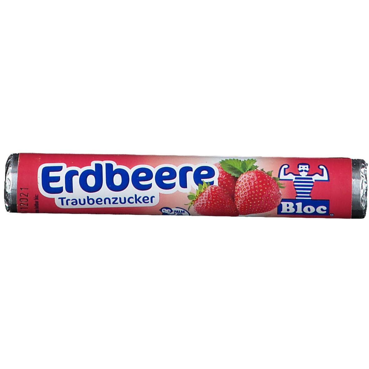 Bloc Traubenzucker Erdbeere Rolle 42 g Bonbons