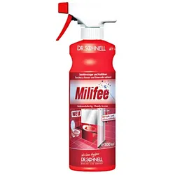 Dr. Schnell Milifee Sprühflasche 0,5 L Sanitärreiniger gebrauchsfertiger Sanitärreiniger und Kalklöser