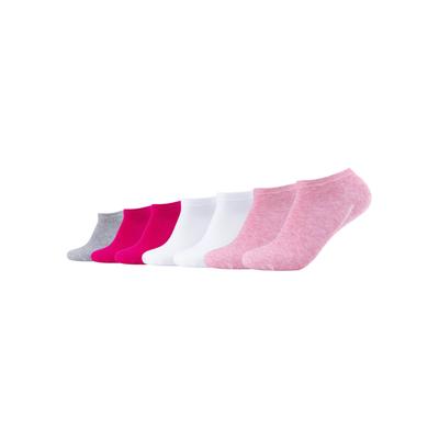 Sneakersocken CAMANO "ca-soft", Herren, Gr. 39-42, pink (pink, meliert), Baumwollmischung, meliert, normal, Socken Sneakersocken, mit weichem Komfortbund ohne drückende Nähte