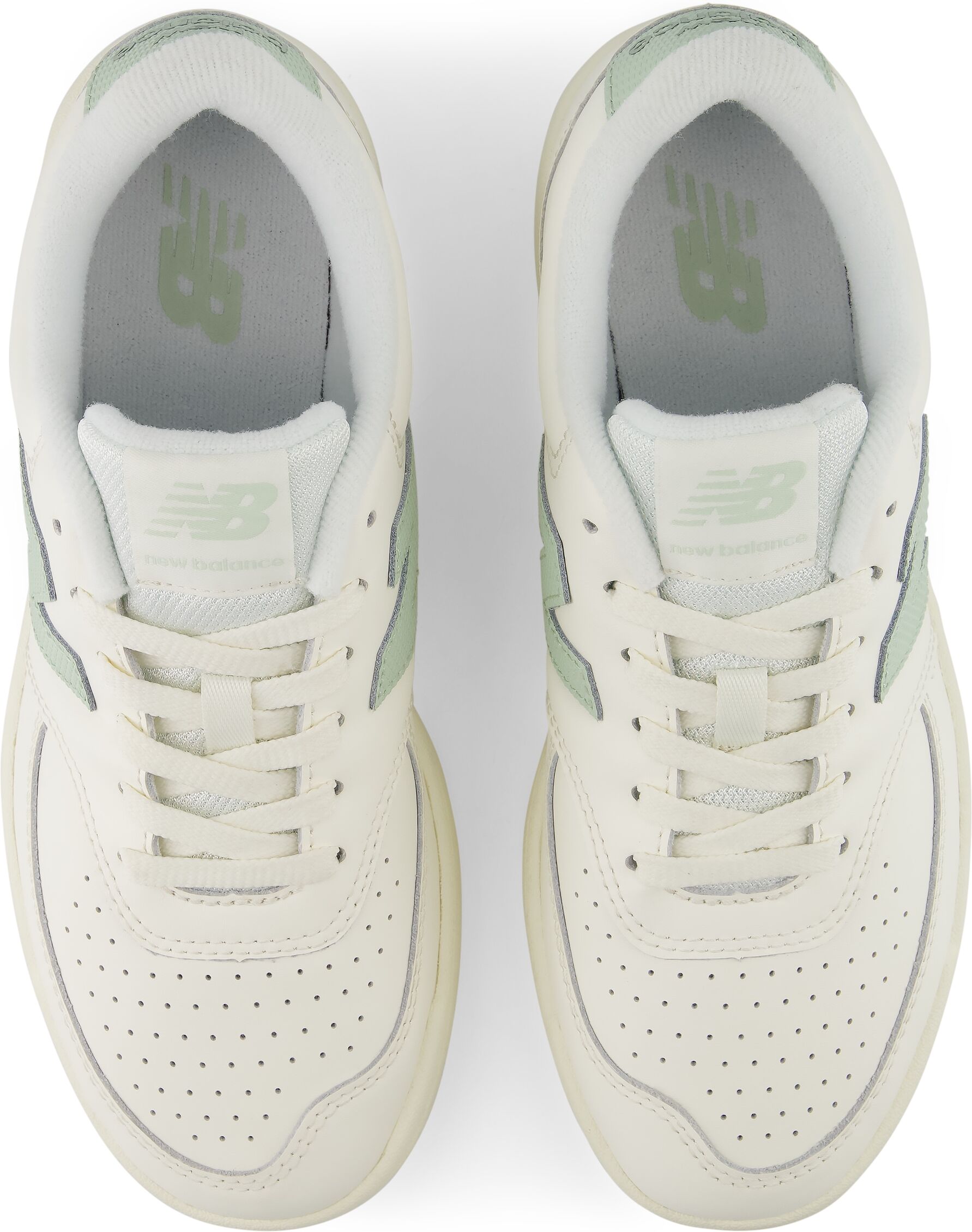 Sneaker NEW BALANCE "BB80", Damen, Gr. 37, weiss (sea salt, silber moss), Leder, Schuhe Sneaker sea salt, silber moss 37
