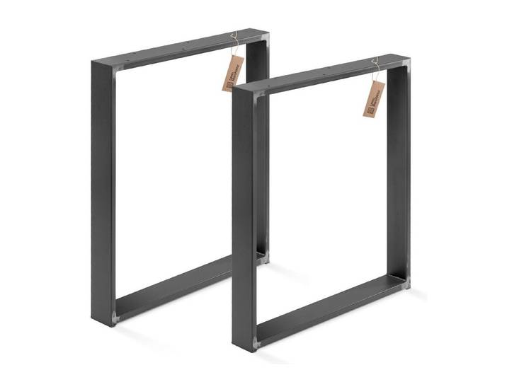 LAMO Manufaktur Tischgestell Simple Medium Tischbeine (SET, 2er-Set Tischkufen), Industriestahl pulverbeschichtet