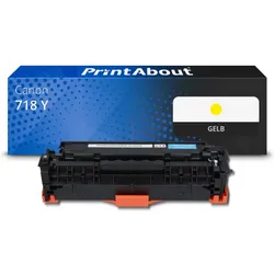 Toner kompatibel mit Canon 718 Y - Gelb