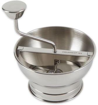 rsvp 5-Inch Diameter Mini Food Mill - Stainless Steel