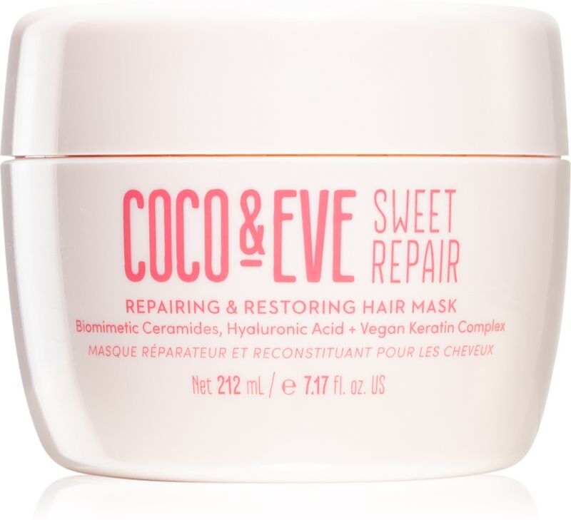 Coco & Eve Sweet Repair Repairing & Restoring Hair Mask intensive Maske für mehr Glanz und Festigkeit der Haare 212 ml