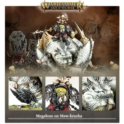 Games Workshop Warhammer AoS - Ironjawz Megaboss sur Maw-krusha (Kunststoff)