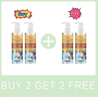 Inspire Picks PurePaw Sensitive Skin Dog Shampoo & Conditioner Moisturizing Anti Itch Pet Cleaning Foam buy 2 Get 2 Free