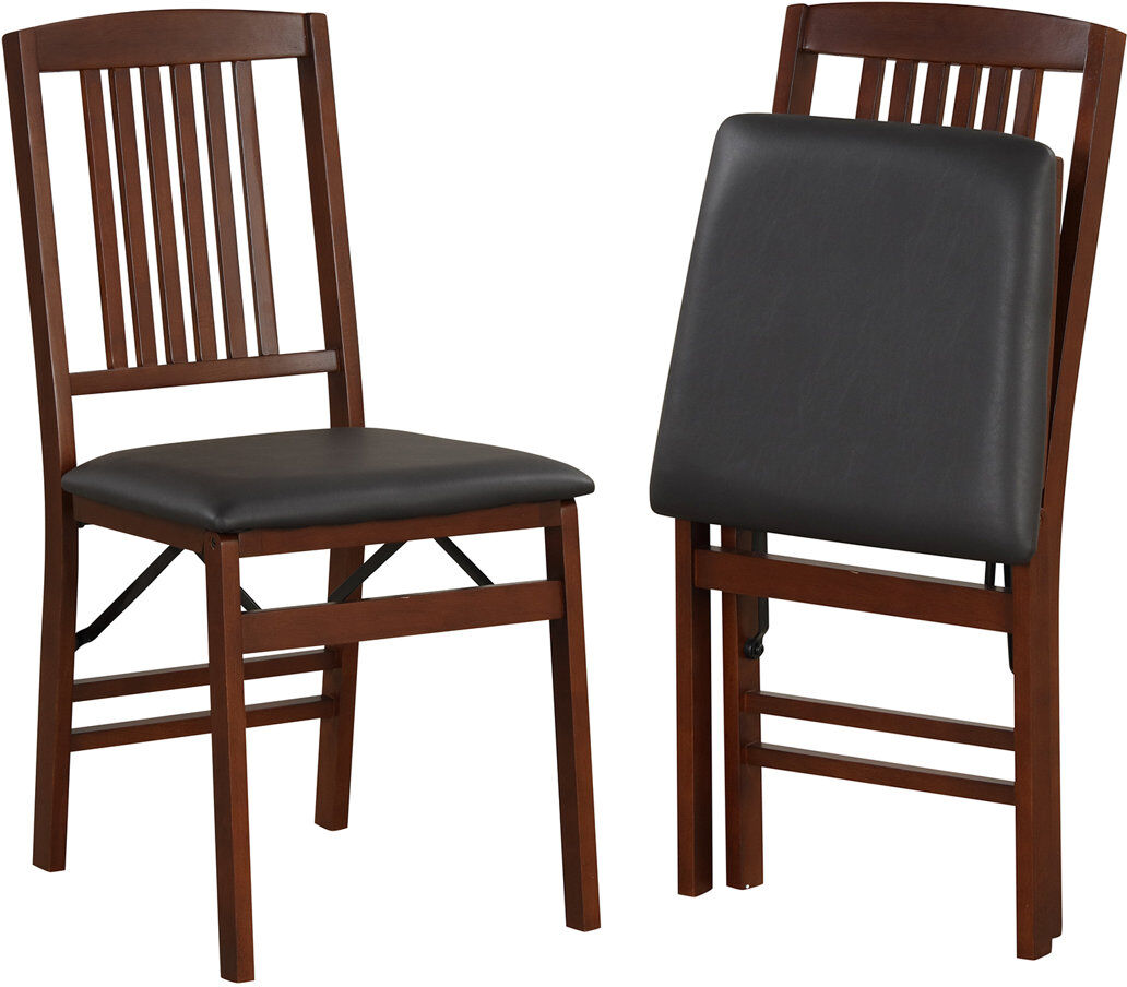 Marlow Home Co. Folding Chair Brown/Brown/Brown 88cm H X 52cm D X 43cm W