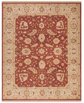 SAFAVIEH Couture Sumak Handmade Flatweave Foli Red/ Beige Wool Area Rug