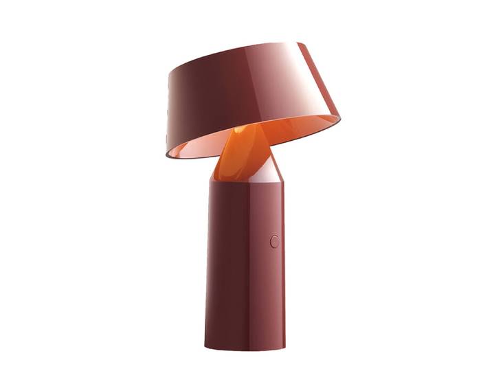 LED-Tischleuchte Bicoca Marset rot, Designer Christophe Mathieu, 22.5 cm