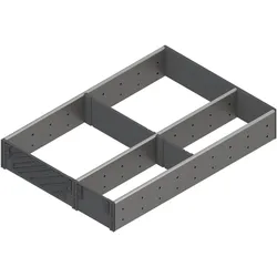Blum Orga-Line Space Corner - Schubladenteinteilung, Nennlänge 450mm, grau, Besteckkasten, Grau