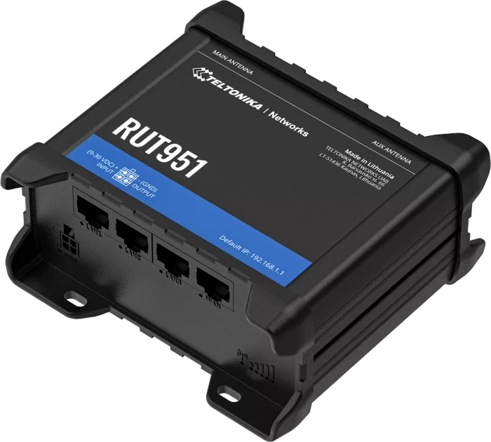 Teltonika RUT951 Industrial Dual SIM LTE Wifi Router