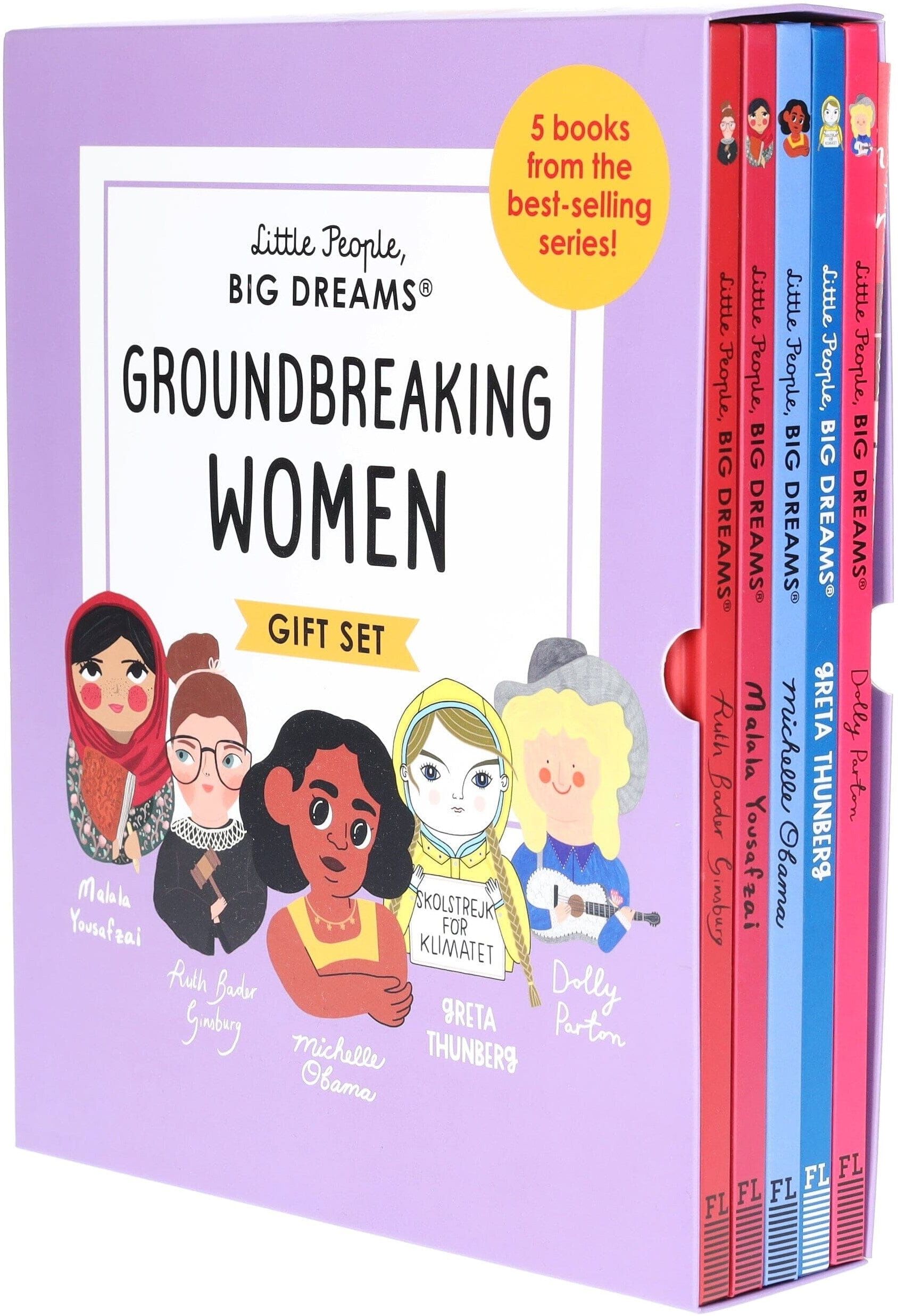 Little People Big Dreams Groundbreaking Women 5 Books Gift Set By Maria Isabel Sanchez Vegara - Ages 7-9 - Hardback Frances Lincoln Publishers Ltd
