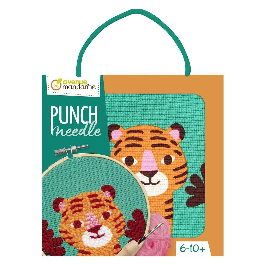 My Mandarine Punch Needle, Tiger (KC151C)