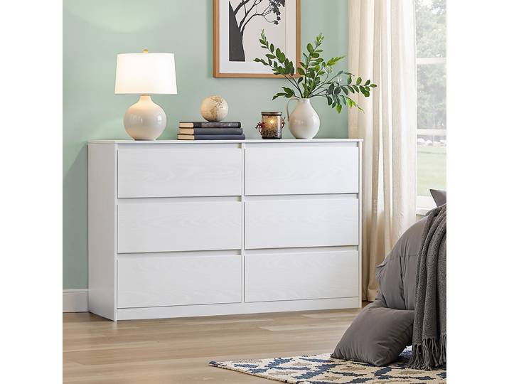 Kommode Conholi - Breite 120 cm 119 x 75 x 40cm Weiß