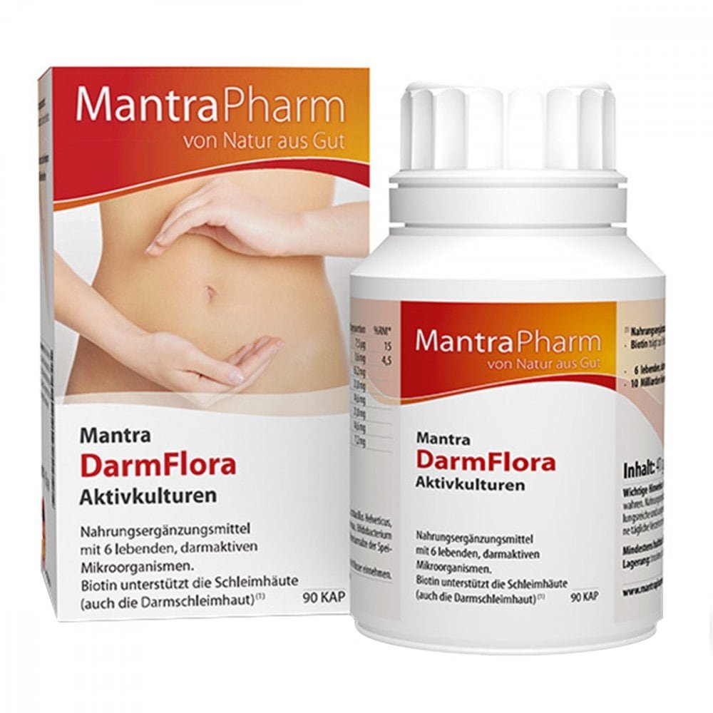MantraPharm OHG Mantra Darmflora Aktivkulturen Kapseln 03720657