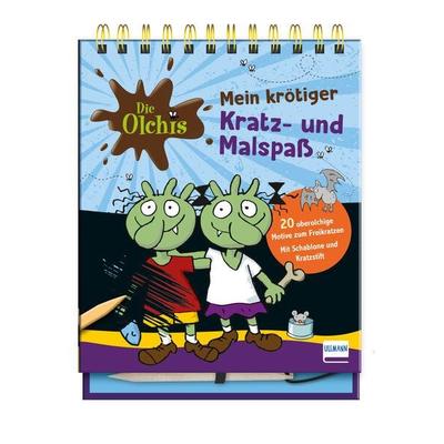 Die Olchis – Mein krötiger Kratz- und Malspaß, Gebundene Ausgabe von , Ullmann Medien, 978-3-7415-2694-7