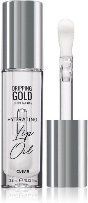 Dripping Gold Hydrating Cherry Gloss lip oil with moisturising effect shade Clear 3.8 ml