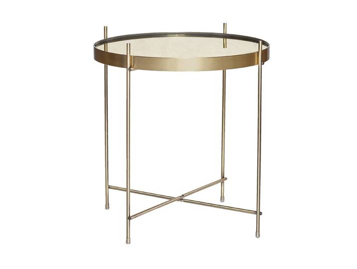 Hubsch Bijzettafel messing