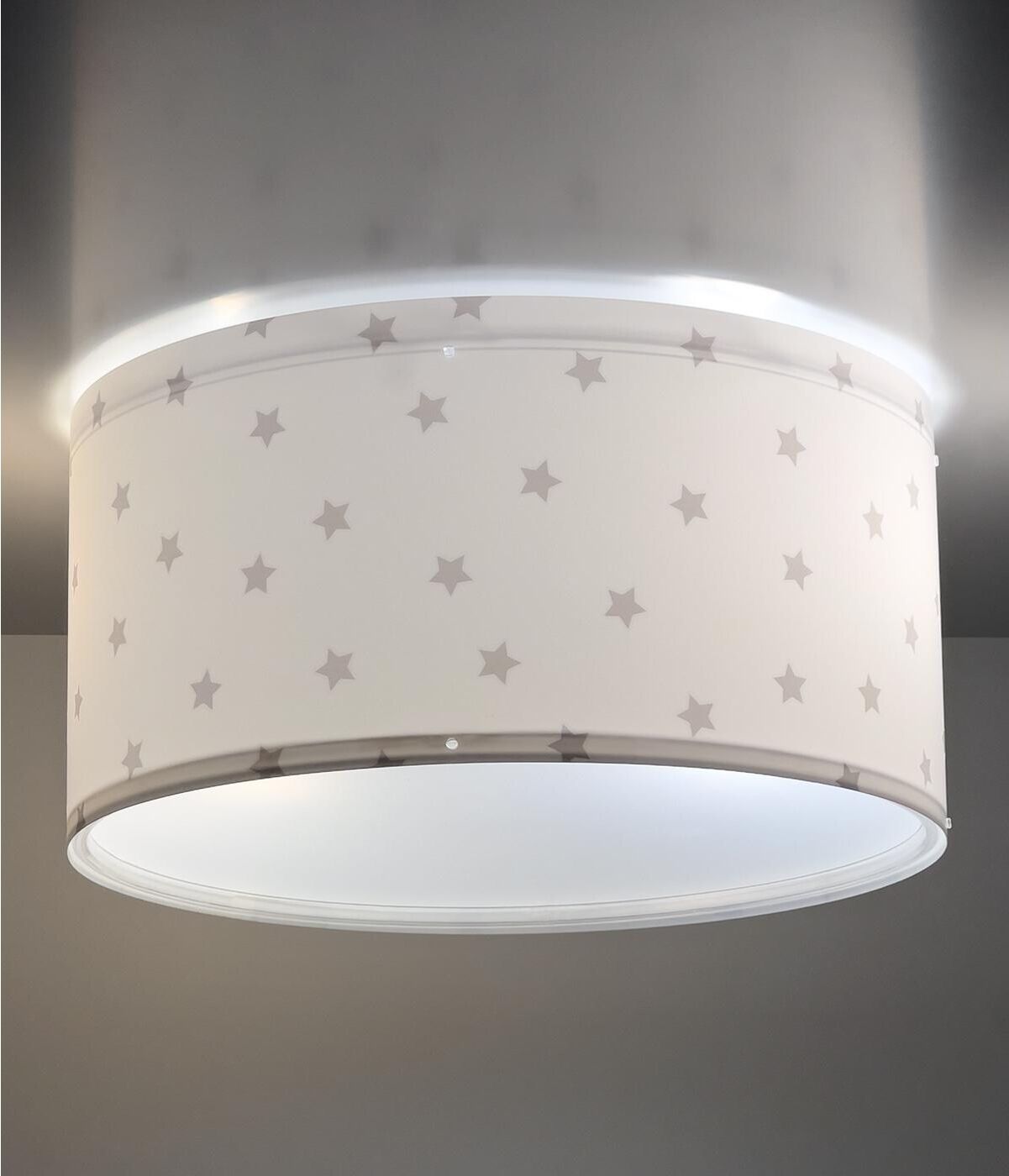Deckenleuchte DALBER "Star Light Weiss", Baby, Gr. H: 16,5cm, weiss (weiß), Leuchten Deckenleuchte weiß H: 16,5cm