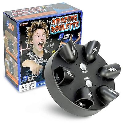 Schock-Roulette-Partyspiel, interessantes Partyspielzeug, elektrisches Glücksspiel, Mikro-Roulette, Lügendetektor, Finger-Schockspiel, Spielzeug, Partygeschenk, Elektroschockdetektor,