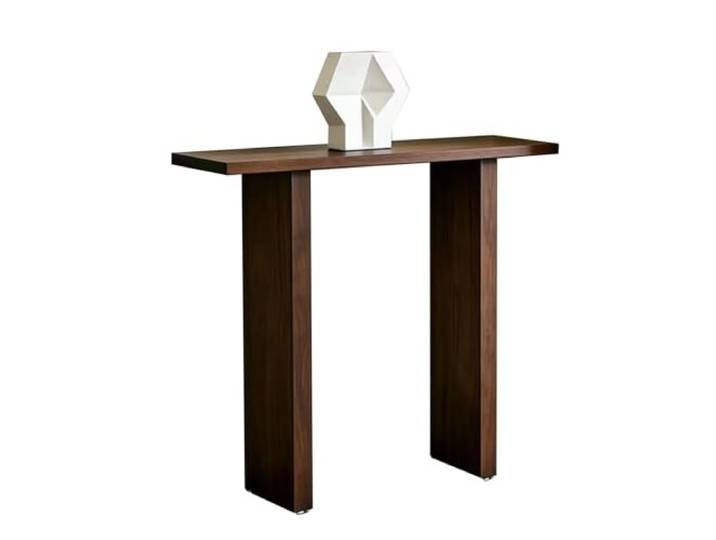 Langer Sofatisch hinter dem Sofa, Konsolentisch aus Holz, Flurtische Holz-Eingangstisch, Sofatisch for Flur, Foyer, Wohnzimmer(Brown,100x20x80cm)