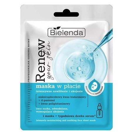 Bielenda Renew Your Skin Intensive Moisturising Soothing Sheet Face Mask (20 g) (44150441)