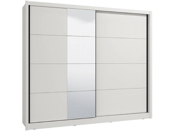 Schwebetürenschrank NANAIMO weiss 2 Türen